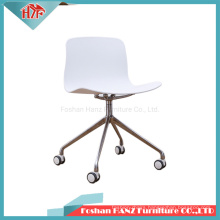 MID Back Ergonometric Plastic Meeting Metal Office Chair with Wheels